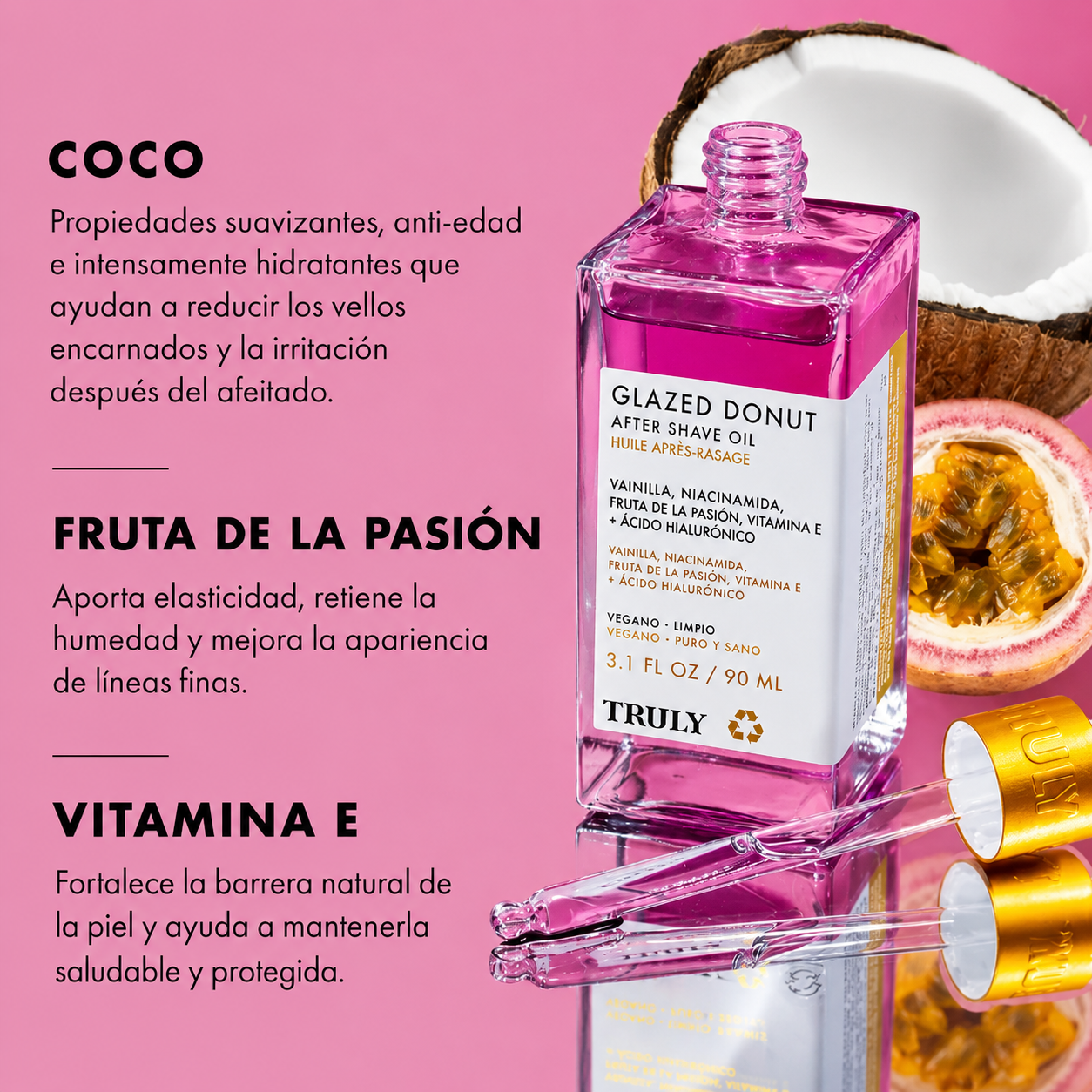 ✨ Aceite Facial Hidratante con Ácido Hialurónico + Niacinamida